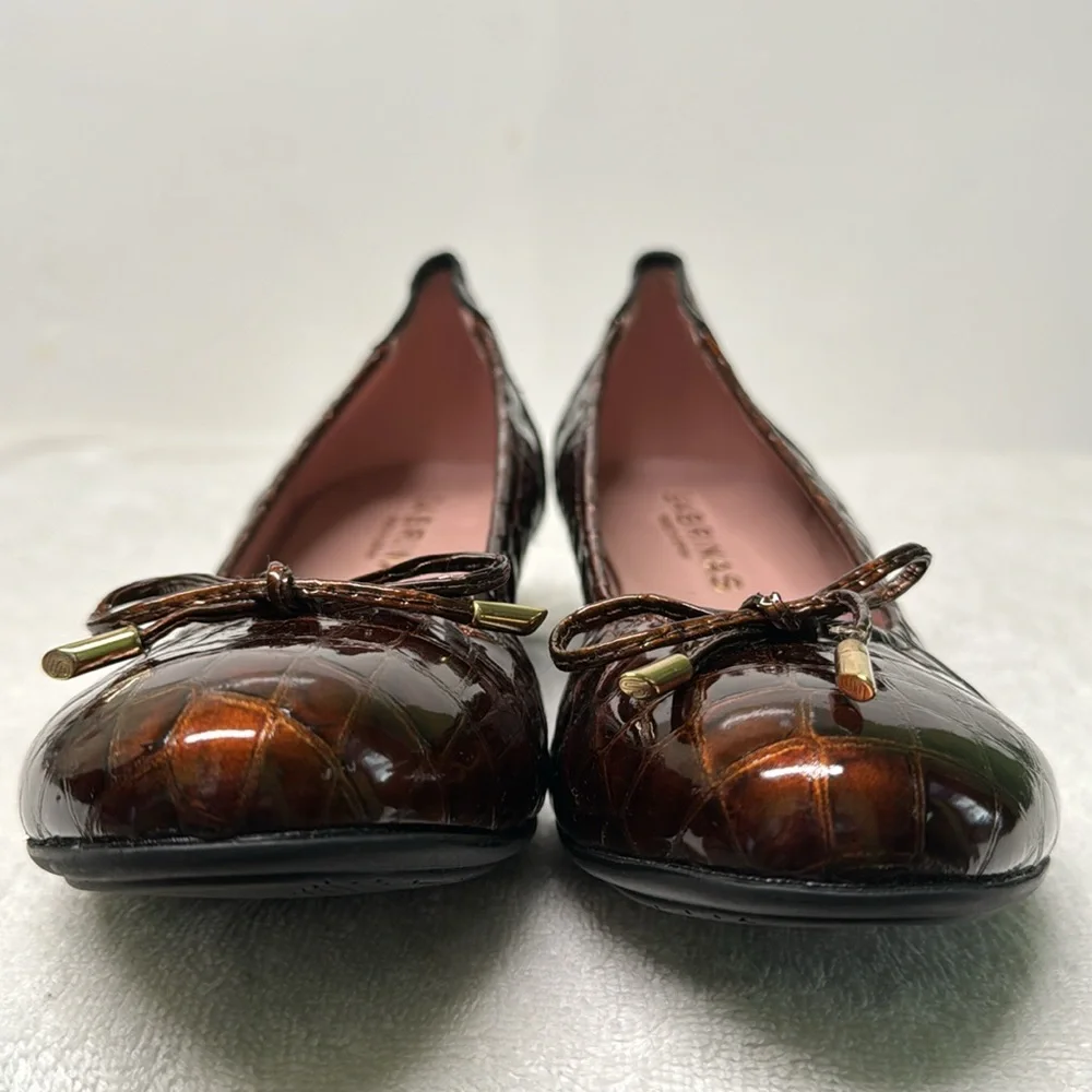 Sabrinas Brown‎ Alligator Pumps Size 40 or US 9.5-10